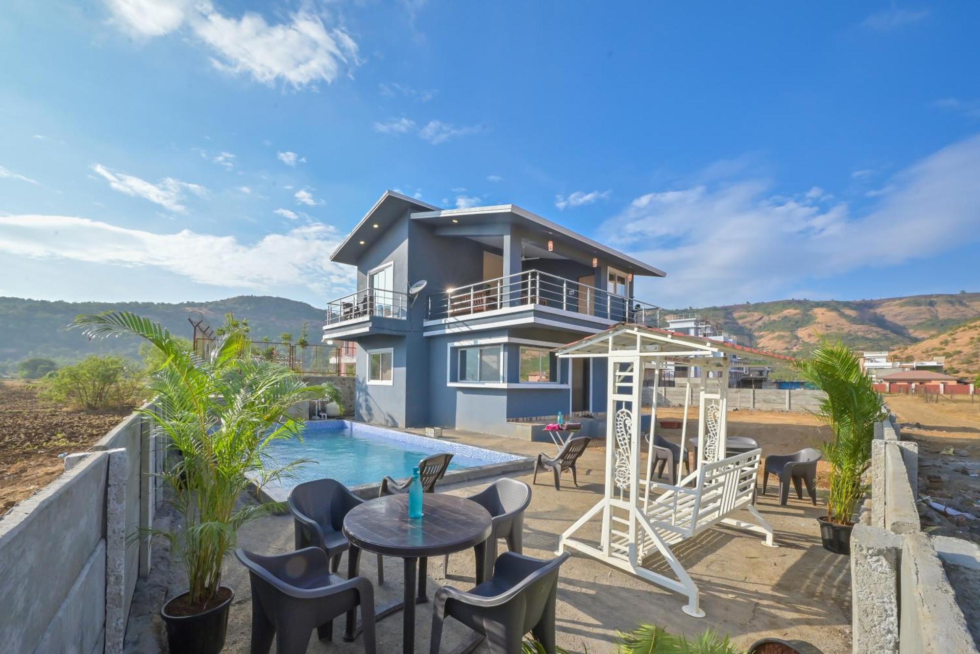 Ll Empyrean Stay Ll Mirage Chalet Ll 4Bhk Ll Ac Ll Largest Pvt Pool Ll Lonavala Buitenkant foto