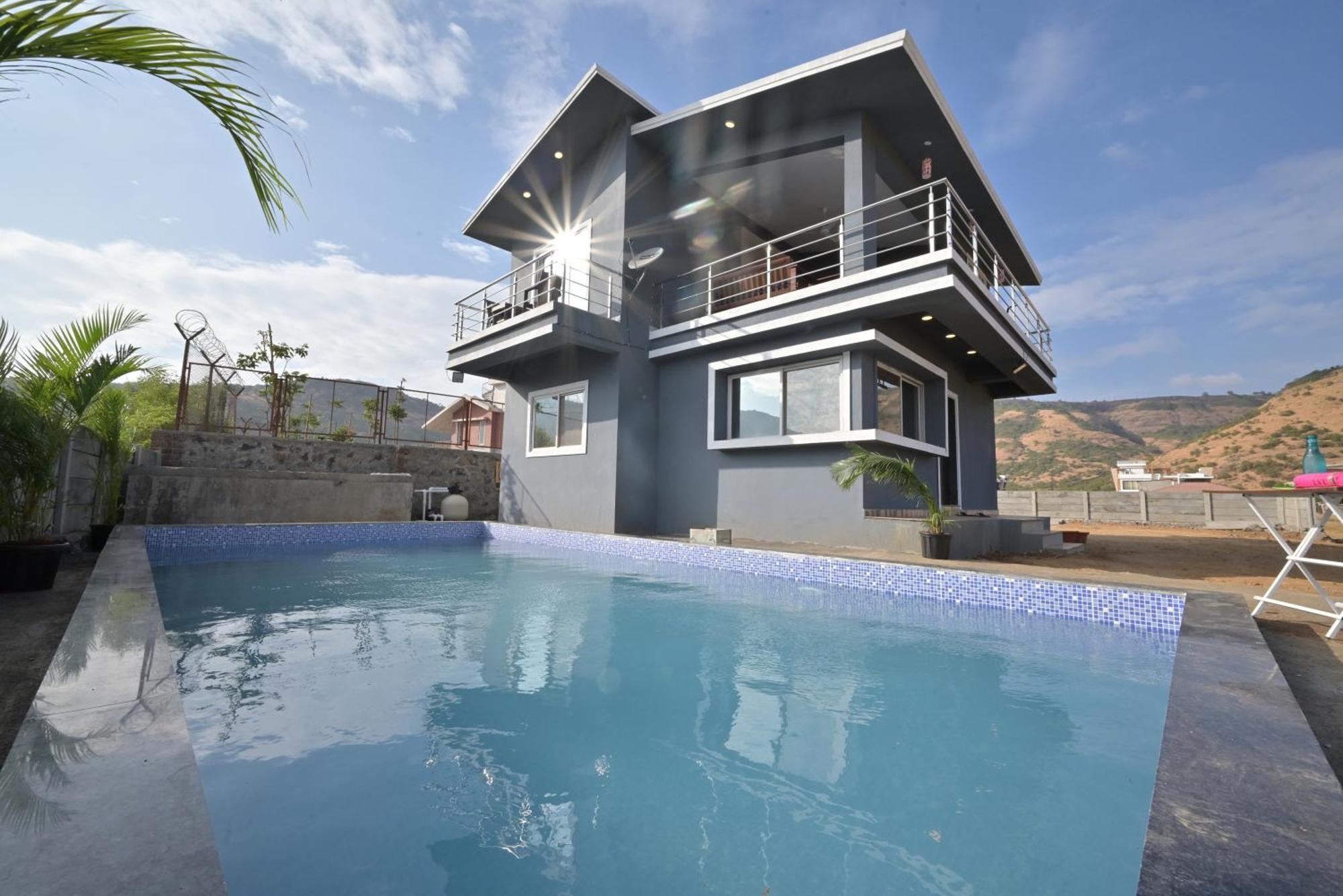 Ll Empyrean Stay Ll Mirage Chalet Ll 4Bhk Ll Ac Ll Largest Pvt Pool Ll Lonavala Buitenkant foto