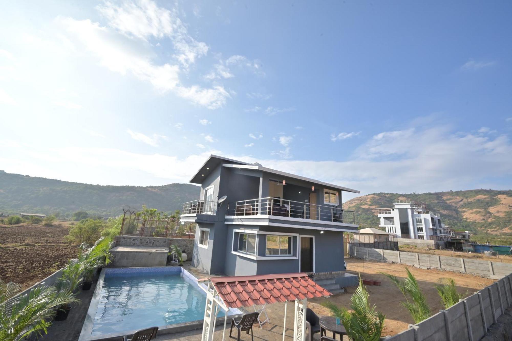 Ll Empyrean Stay Ll Mirage Chalet Ll 4Bhk Ll Ac Ll Largest Pvt Pool Ll Lonavala Buitenkant foto